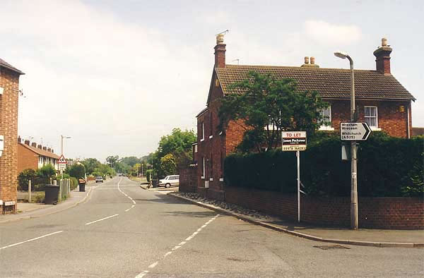 Bangor-On-Dee junction of Whitchurch Road and High Street